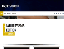 Tablet Screenshot of hotmodelmag.com